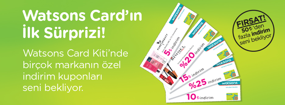 Watsons Card'ın İlk Sürprizi